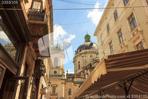 Image of Dominican church in Lviv