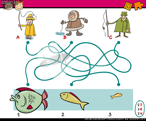 Image of paths or maze education game