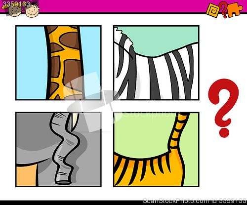 Image of guess animal cartoon task
