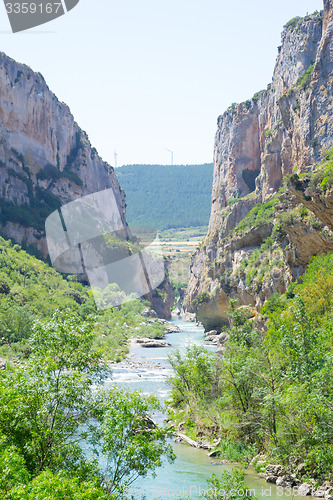 Image of Panoramic of Lumbier gorge