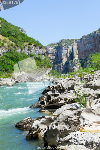 Image of Rapids in lumbier gorge