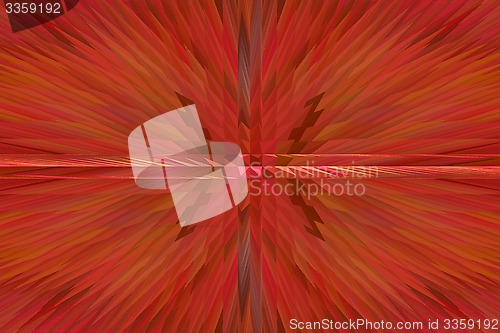 Image of Red abstract background with sharp thorns