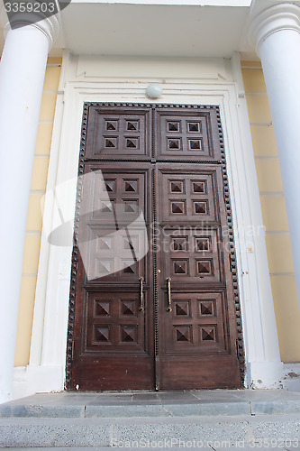 Image of massive church doors