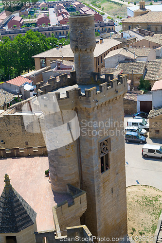 Image of Pinnacle of the corner tower in Olite