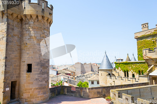 Image of Top of castle of Olite