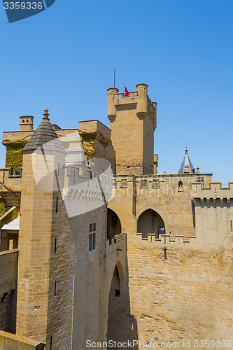 Image of Details of the castle of Olite
