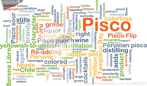 Image of Pisco background concept