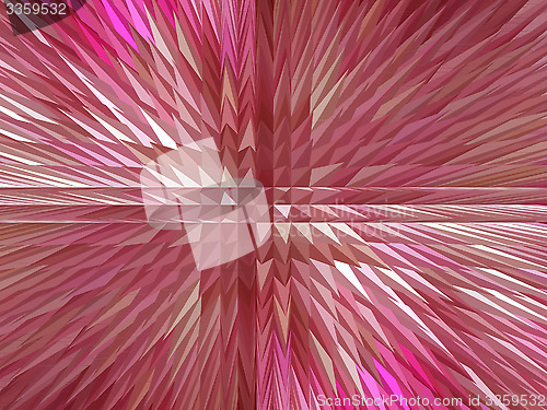 Image of Red abstract background with sharp thorns