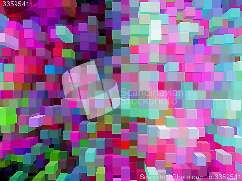 Image of Background from strips of different colors