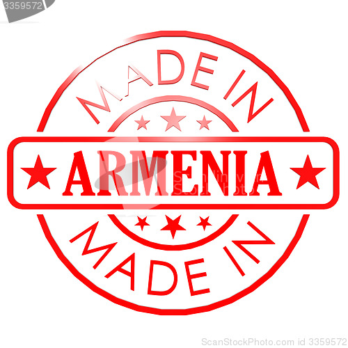 Image of Made in Armenia red seal