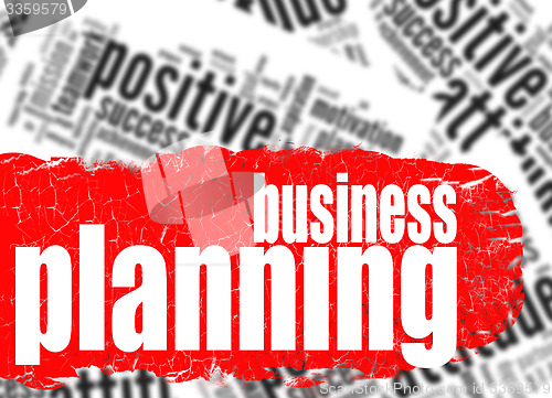 Image of Word cloud business planning