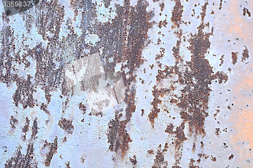 Image of Aged metal texture. Old iron background.