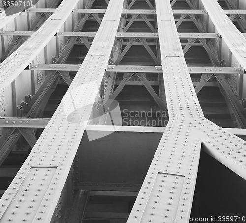 Image of abstract metal in englan london railing steel and background