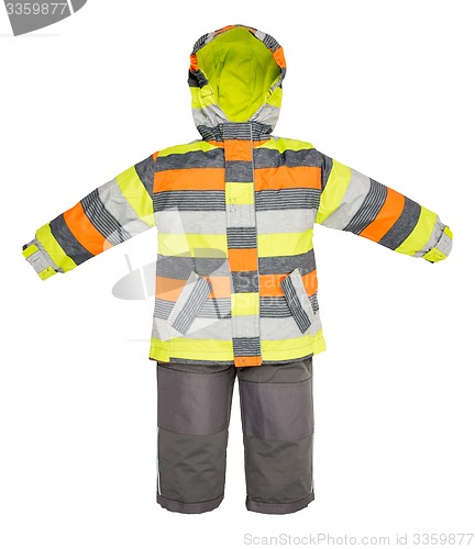 Image of Childrens snowsuit fall