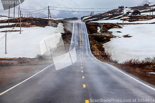 Image of Mountain road in Norway.