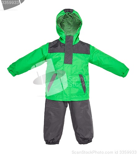 Image of Childrens snowsuit fall