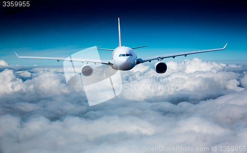 Image of Passenger Airliner in the sky