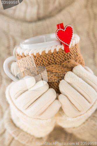 Image of Knitted wool cup