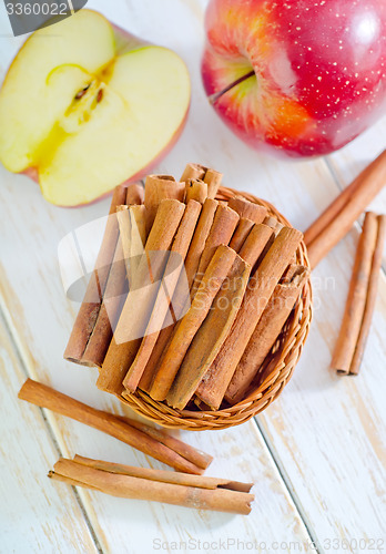 Image of apples and cinnamon