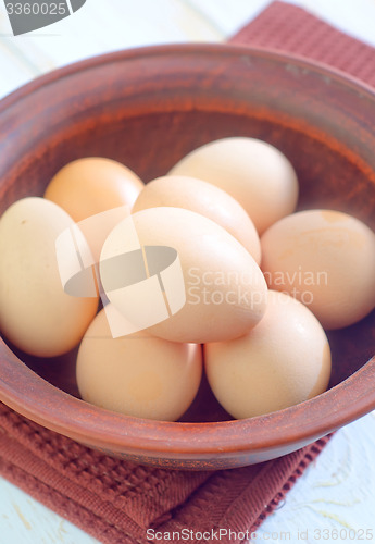 Image of raw eggs