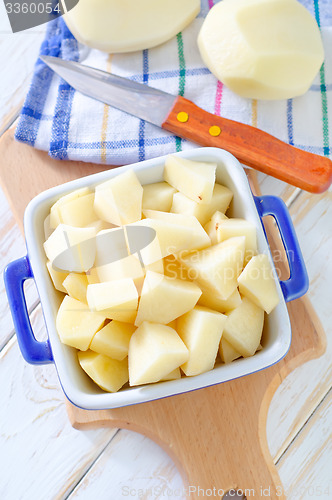 Image of raw potato