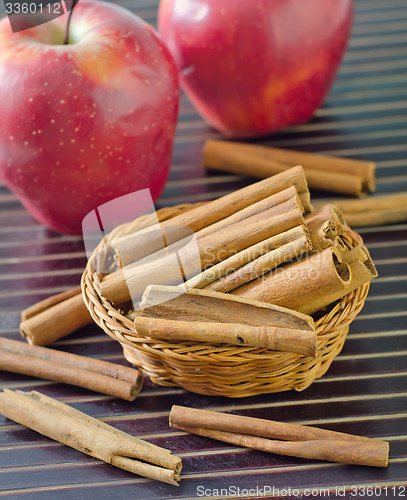 Image of apples and cinnamon