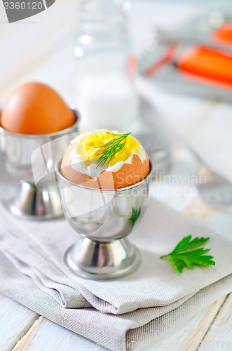 Image of boiled eggs