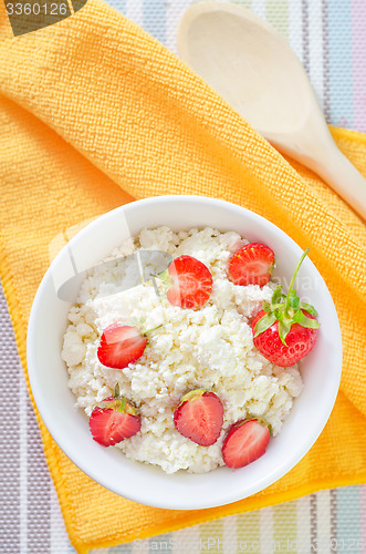 Image of cottage with strawberry