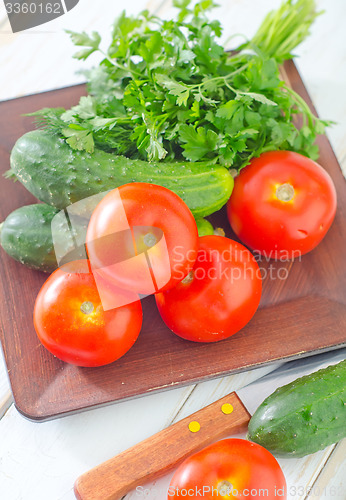 Image of ingredients for salad