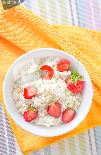 Image of cottage with strawberry