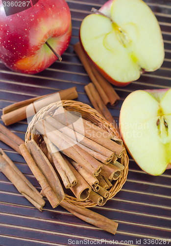 Image of apples and cinnamon