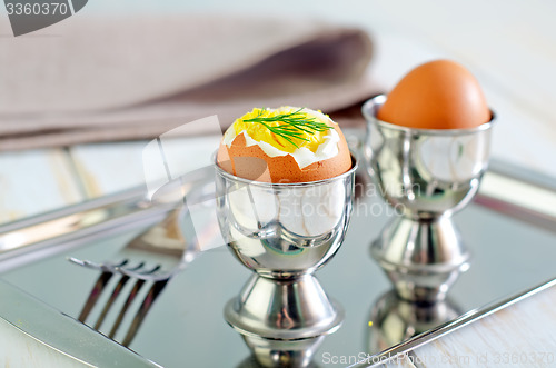 Image of boiled eggs