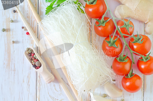 Image of rice noodles