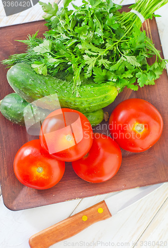 Image of ingredients for salad