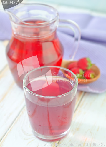 Image of strawberry juice