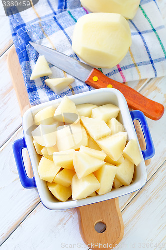 Image of raw potato