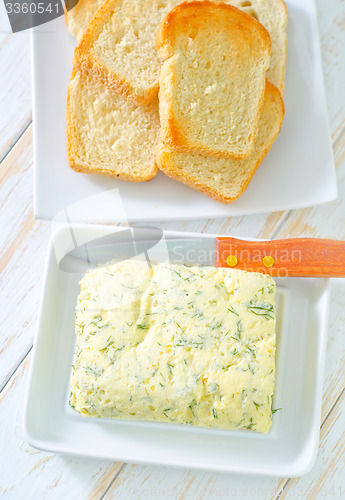 Image of butter with garlic