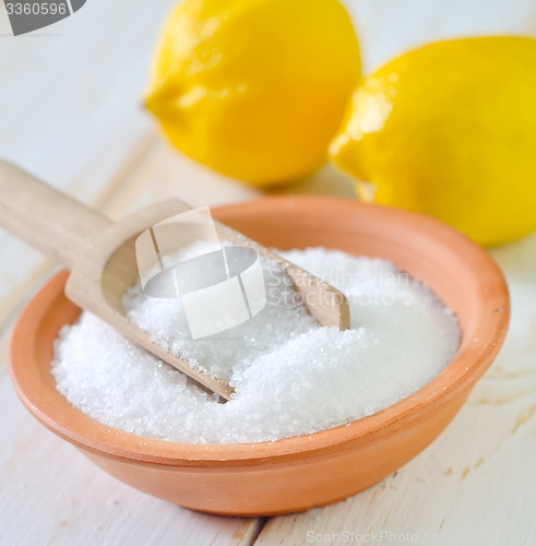 Image of acid and lemons