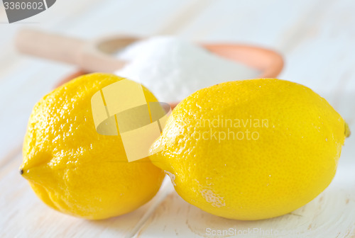 Image of acid and lemons