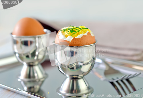 Image of boiled eggs