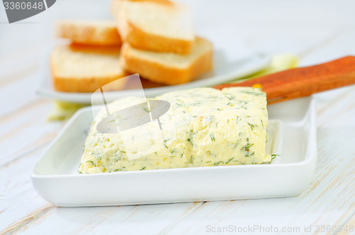 Image of butter with garlic