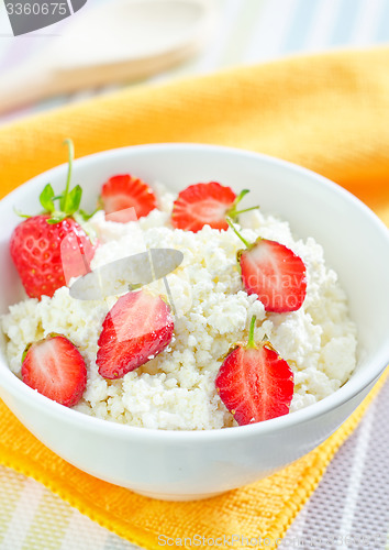 Image of cottage with strawberry
