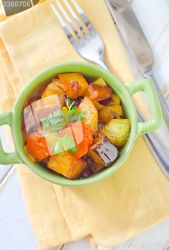 Image of baked vegetables