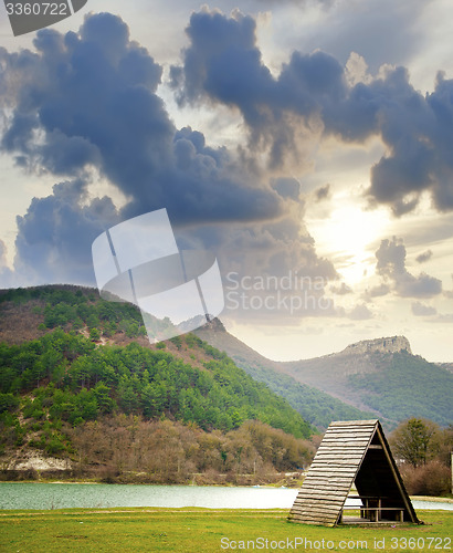Image of lake in Crimea