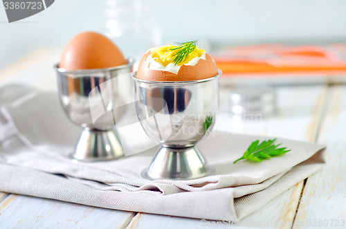 Image of boiled eggs