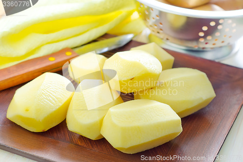Image of raw potato