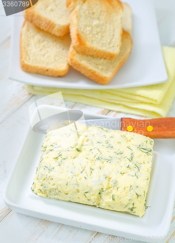 Image of butter with garlic