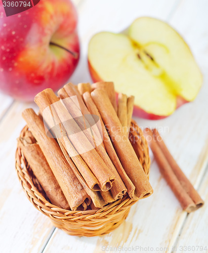 Image of apples and cinnamon