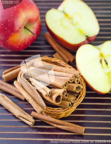 Image of apples and cinnamon