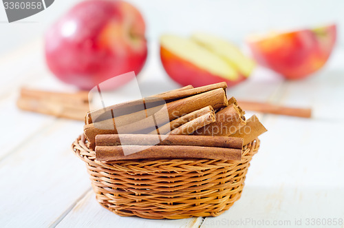 Image of apples and cinnamon